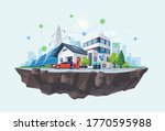 smart renewable energy power... | Shutterstock .eps vector #1770595988