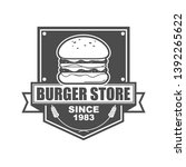 vector logo  emblem  badge logo ... | Shutterstock .eps vector #1392265622