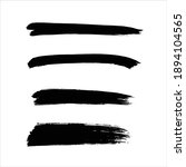 ink black abstract paint stroke ... | Shutterstock .eps vector #1894104565