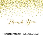 gold confetti background  ... | Shutterstock .eps vector #660062062