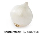 Onion Isolated On White...