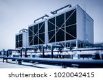 Sets of cooling towers in data...