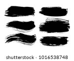 ink design elements. brush... | Shutterstock .eps vector #1016538748