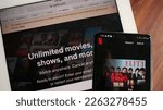 Small photo of Unsupported or out of date browser notificarion for Netflix, A streaming service offers a wide variety of award-winning TV shows, movies, anime, documentaries, and more. Jakarta - February 17 2023