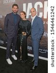 Small photo of NEW YORK, NY - OCTOBER 29: John Krasinski, Noomi Rapace and Michael Kelly attend the Season Two Premiere of Tom Clancy's Jack Ryan at Metrograph on October 29, 2019 in New York City.