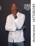 Small photo of NEW YORK, NEW YORK - MARCH 12: Young Paris attends The Launch of The New Connected Watch by TAG Heuer at The Caldwell Factory on March 12, 2020 in New York City.