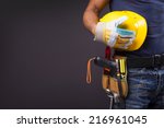 Close Up Of A Worker With...