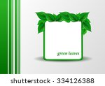 vector background with green... | Shutterstock .eps vector #334126388