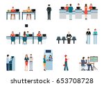public access to financial... | Shutterstock .eps vector #653708728