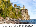 Split Rock Lighthouse High Above Lake Superior in Northeastern Minnesota