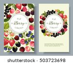 vector mix berry vertical... | Shutterstock .eps vector #503723698