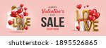 valentines day vector... | Shutterstock .eps vector #1895526865
