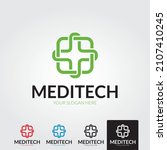 medical pharmacy logo design... | Shutterstock .eps vector #2107410245