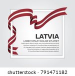 latvia flag background | Shutterstock .eps vector #791471182