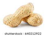 Peanuts. Two Unpeeled Nuts...