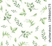 seamless pattern with green... | Shutterstock .eps vector #1398664175