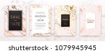 gold  black  white marble... | Shutterstock .eps vector #1079945945