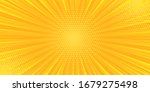pop art yellow comics book... | Shutterstock .eps vector #1679275498