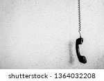 Black Old Handset With A Wire...