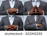 Hand position. Non-verbal communic