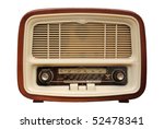 Old Radio From 1950 And The...