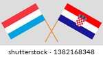 croatia and luxembourg. the... | Shutterstock .eps vector #1382168348