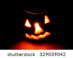 halloween. jack o lantern ... | Shutterstock . vector #329039042