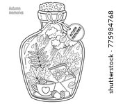 coloring book for adults. a... | Shutterstock . vector #775984768