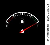 fuel gas indicators gauge meter ... | Shutterstock .eps vector #1697225725