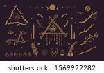 witchcraft  magic set for... | Shutterstock .eps vector #1569922282