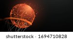 basketball going through the... | Shutterstock .eps vector #1694710828