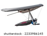 Hang glider wing isolated on...