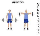 Upright Row Workout Exercise...