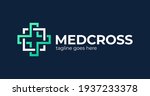 medical logo design. abstract... | Shutterstock .eps vector #1937233378