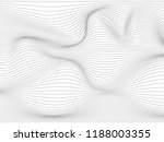 warped gray lines made for your ... | Shutterstock . vector #1188003355
