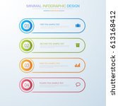 business  infographic  template ... | Shutterstock .eps vector #613168412