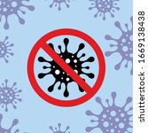 coronavirus 2019 ncov  stop... | Shutterstock .eps vector #1669138438