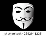 hacker mask. white color hacker ...