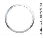Metal Ring Isolated On White...