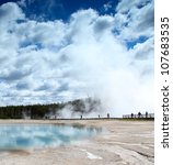 Hot Spring In Yellowstone...