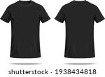 black t shirt on white... | Shutterstock .eps vector #1938434818
