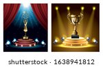 films awards set trophies icons ... | Shutterstock .eps vector #1638941812