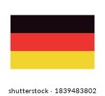 germany flag country isolated... | Shutterstock .eps vector #1839483802