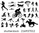 30 high quality sport... | Shutterstock .eps vector #216937012