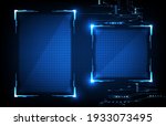 abstract futuristic background... | Shutterstock .eps vector #1933073495