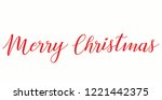 2020  merry christmas vector... | Shutterstock .eps vector #1221442375