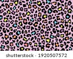 seamless leopard pattern can be ... | Shutterstock .eps vector #1920507572