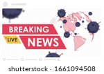breaking news headline template.... | Shutterstock .eps vector #1661094508