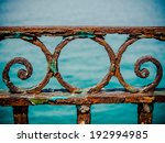Vintage Rusty Railings By The...