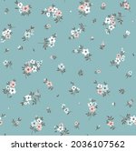 vector seamless pattern. pretty ... | Shutterstock .eps vector #2036107562